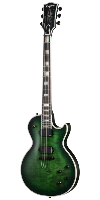 Epiphone Prophecy Les Paul Electric Guitar w/Case,  Forest Phantom Satin