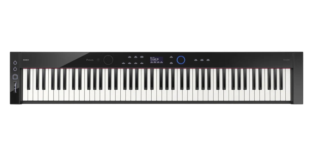 Casio Privia PX-S7000 88-Key Digital Piano w/Stand & Pedals, Black