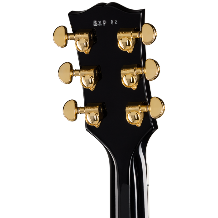 Gibson Custom Shop Les Paul Custom Long Scale Electric Guitar w/Hardshell Case, Ebony