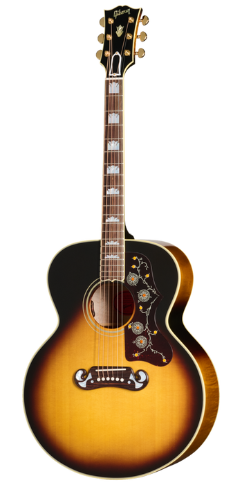 Gibson SJ-200 60s Original Acoustic Guitar w/Hardshell Case, Vintage Sunburst