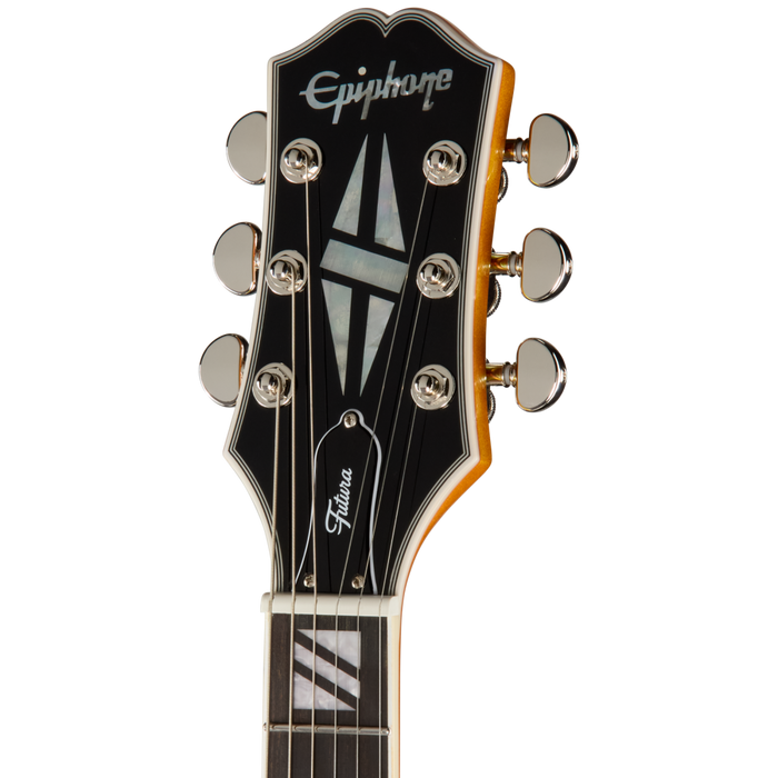 Epiphone Futura Les Paul Custom Electric Guitar w/Gigbag, Firestorm Shift