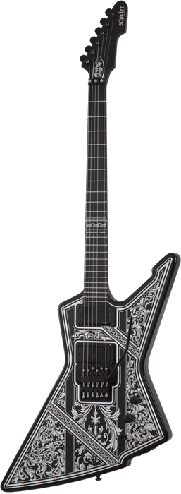 Schecter E-1 FR Pryzm Palladium, Gray-Black