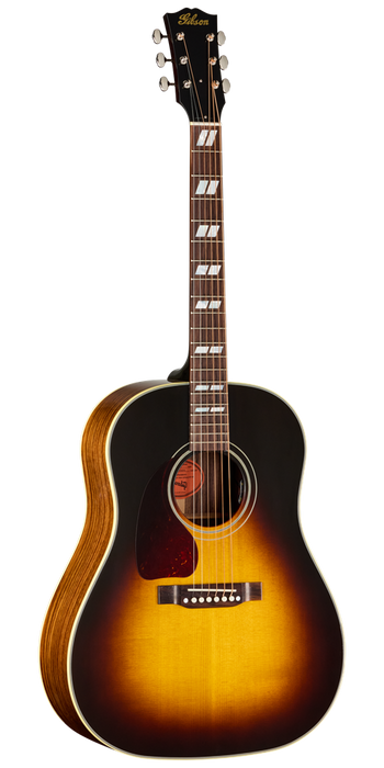 Gibson Southern Jumbo 40s Original Left-Handed Acoustic-Electric Guitar w/Hardshell Case, Vintage Sunburst