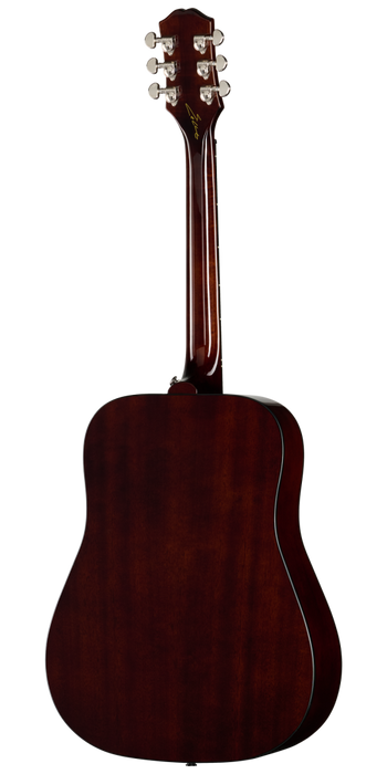 Epiphone Eric Church Hummingbird Dark Acoustic/Electric Guitar w/Hardshell Case, Cobra Burst