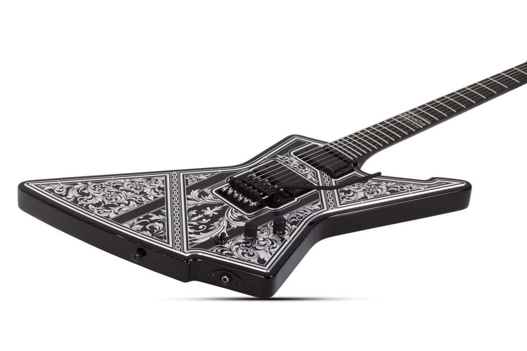 Schecter E-1 FR Pryzm Palladium, Gray-Black
