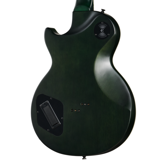 Epiphone Prophecy Les Paul Electric Guitar w/Case,  Forest Phantom Satin