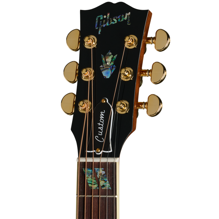Gibson Custom Shop Hummingbird Elegant Koa Acoustic/Electric Guitar w/Hardshell Case, Honey Burst