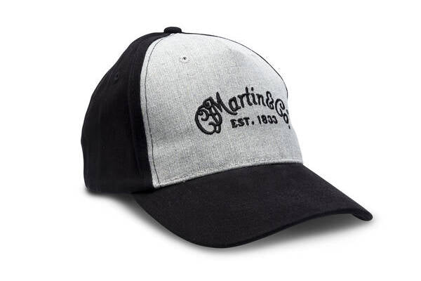 Martin Hat Fitted Black Gray M/L
