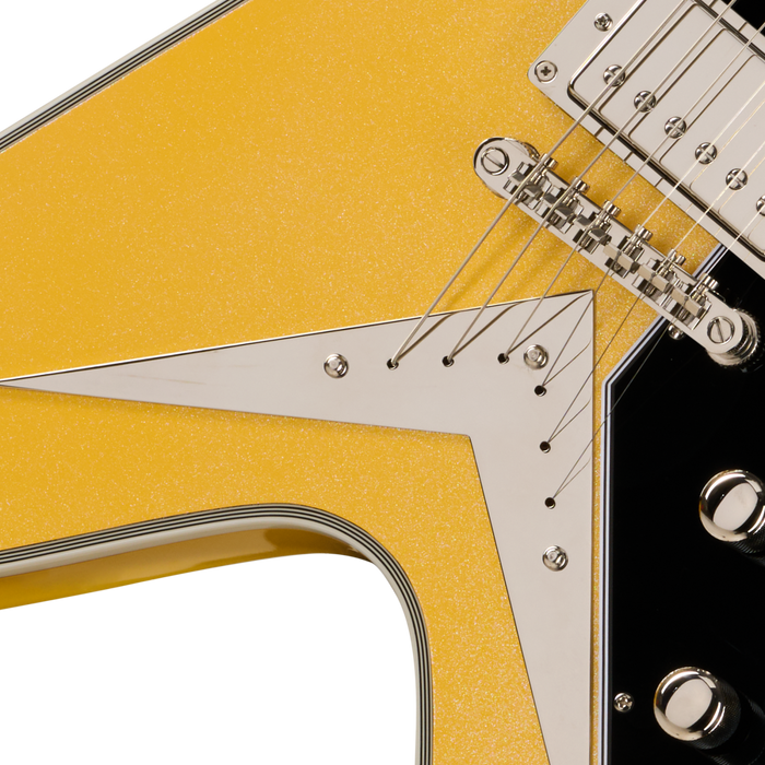 Epiphone Futura Flying V Custom Electric Guitar w/Gigbag, Solaris Shift