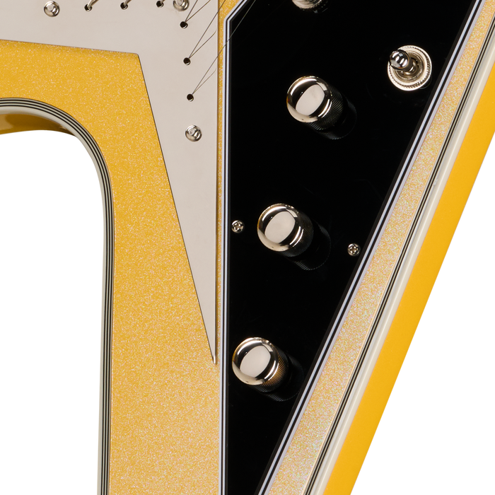 Epiphone Futura Flying V Custom Electric Guitar w/Gigbag, Solaris Shift