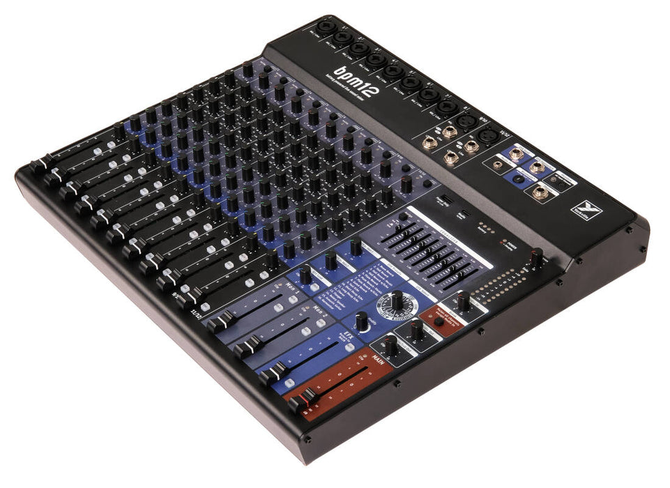 Yorkville Sound BPM12 12-Channel Battery-Powered Mixer w/USB