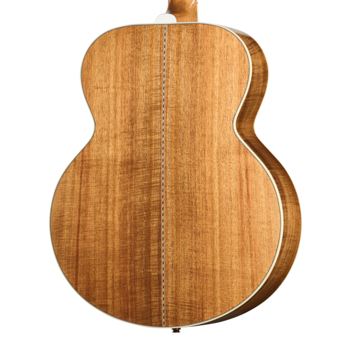 Gibson Custom Shop SJ-200 Elegant Koa Left-Handed Acoustic/Electric Guitar w/Hardshell Case, Honey Burst