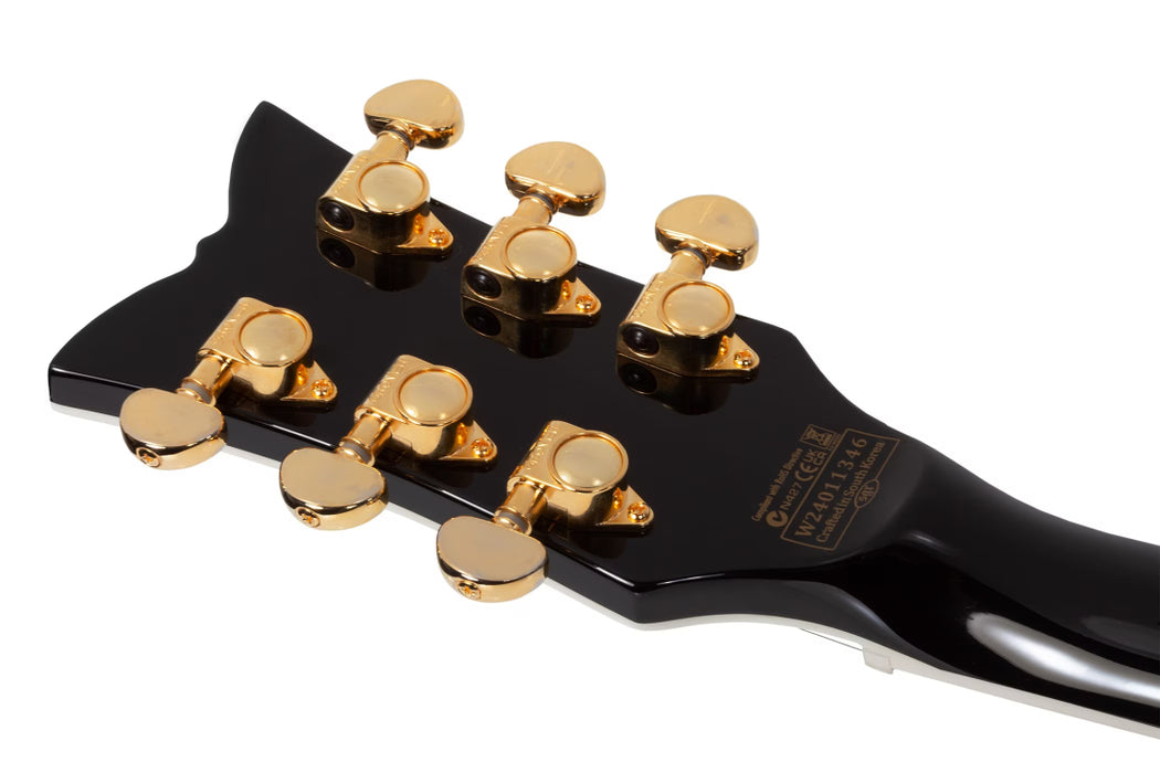 Schecter Zacky Vengeance H6Llyw66D w/Sustainiac, Gloss Black