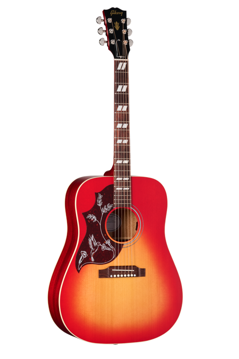 Gibson Hummingbird Special Left-Handed Acoustic/Electric Guitar w/Softshell Case, Satin Vintage Cherry Sunburst