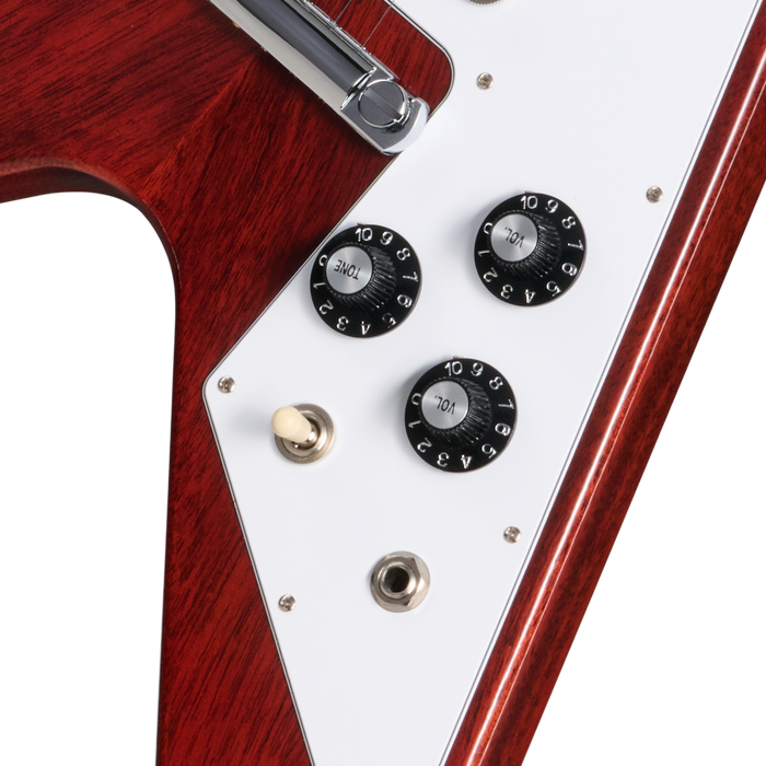 Gibson Custom Shop 1971 Medallion Flying V Reissue Electric Guitar w/Hardshell Case, Medallion Cherry