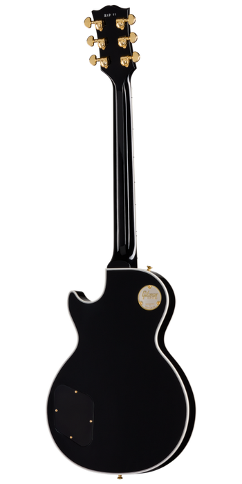 Gibson Custom Shop Les Paul Custom Long Scale Electric Guitar w/Hardshell Case, Ebony