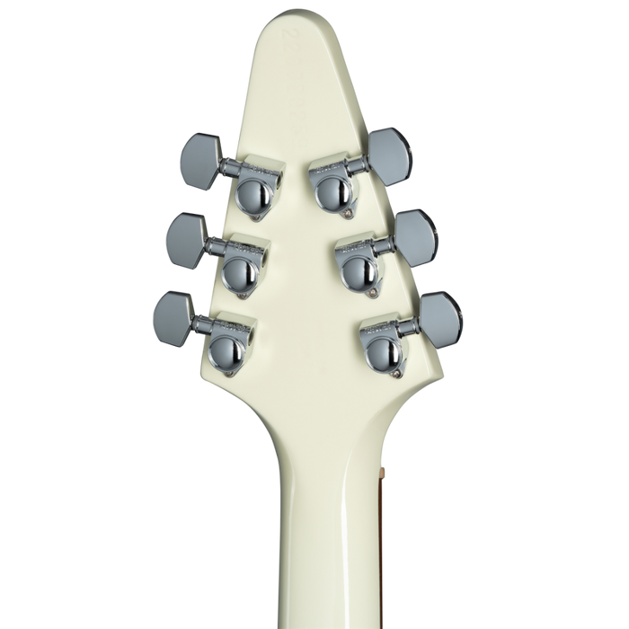 Gibson 80s Flying V Electric Guitar w/Hardshell Case, Classic White