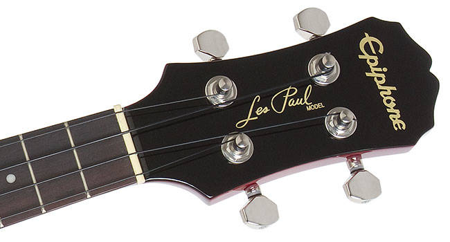 Epiphone Les Paul Acoustic/Electric Soprano Ukulele, Vintage Sunburst