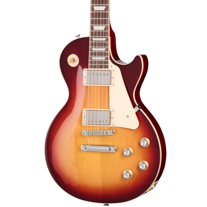 Gibson Les Paul Standard 60s Plain Top Electric Guitar w/Hardshell Case, Bourbon Burst