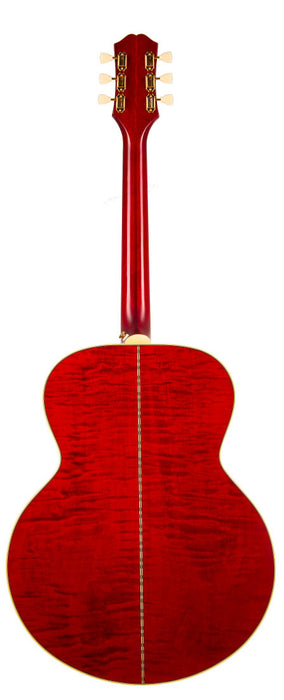 Epiphone Limited Edition Inspired by Gibson J-200 Acoustic/Electric Guitar, Wine Red