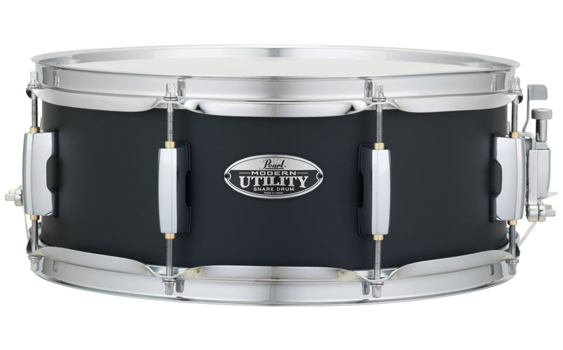 Pearl 14 X 5.5 Modern Utility Snare Drum #227, Satin Blackl