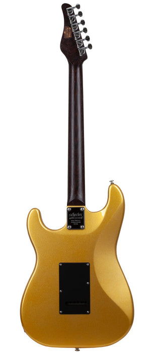 Schecter Nick Johnston Traditional 10th Anniversary HSS Electric Guitar, Atomic Saffron