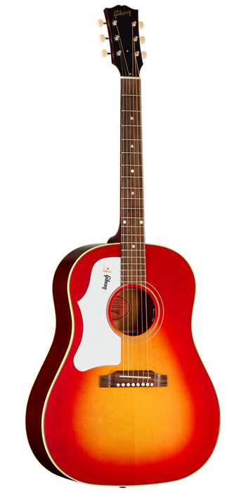Gibson J-45 60s Original Left-Handed Acoustic-Electric Guitar w/Hardshell Case, Vintage Cherry Sunburst