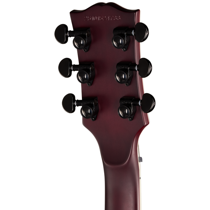 Epiphone Prophecy Les Paul Electric Guitar w/Case, Crimson Fog Satin