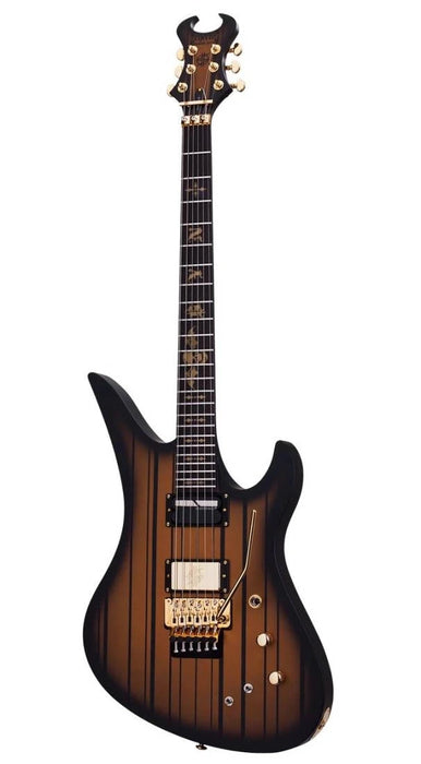 Schecter Synyster Gates Custom-S Left-Handed Satin Gold Burst, Fr-Sustainiac