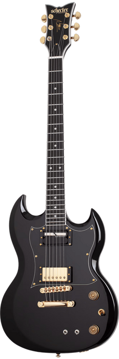 Schecter Zacky Vengeance H6Llyw66D w/Sustainiac, Gloss Black