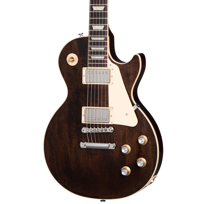 Gibson Les Paul Standard 60s Plain Top Electric Guitar w/Hardshell Case, Dark Walnut