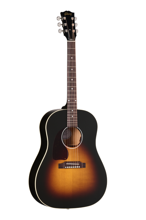 Gibson J-45 Special Left-Handed Acoustic/Electric Guitar w/Softshell Case, Satin Vintage Sunburst