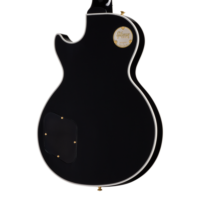 Gibson Custom Shop Les Paul Custom Long Scale Electric Guitar w/Hardshell Case, Ebony