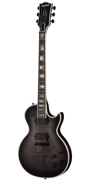 Epiphone Prophecy Les Paul Electric Guitar w/Case, Obsidian Storm Satin