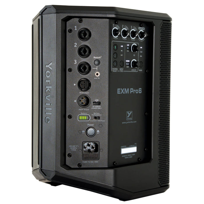 Yorkville Sound EXM Pro-6 Battery Powered Loudspeaker - 6''
