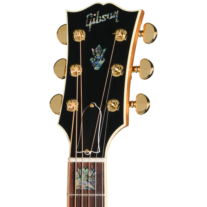 Gibson Custom Shop SJ-200 Elegant Koa Acoustic/Electric Guitar w/Hardshell Case, Honey Burst