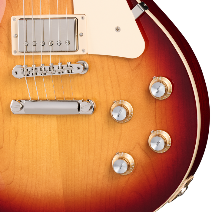 Gibson Les Paul Standard 60s Plain Top Electric Guitar w/Hardshell Case, Bourbon Burst