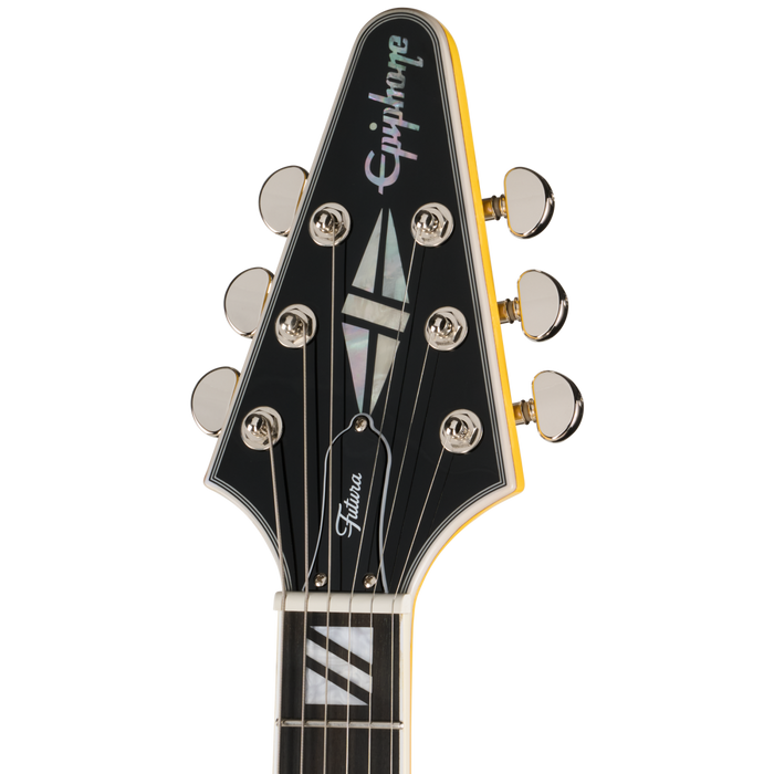 Epiphone Futura Flying V Custom Electric Guitar w/Gigbag, Solaris Shift