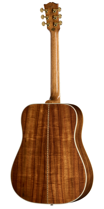Gibson Custom Shop Hummingbird Elegant Koa Acoustic/Electric Guitar w/Hardshell Case, Honey Burst