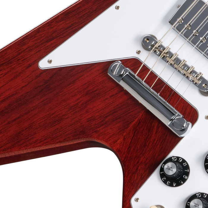 Gibson Custom Shop 1971 Medallion Flying V Reissue Electric Guitar w/Hardshell Case, Medallion Cherry