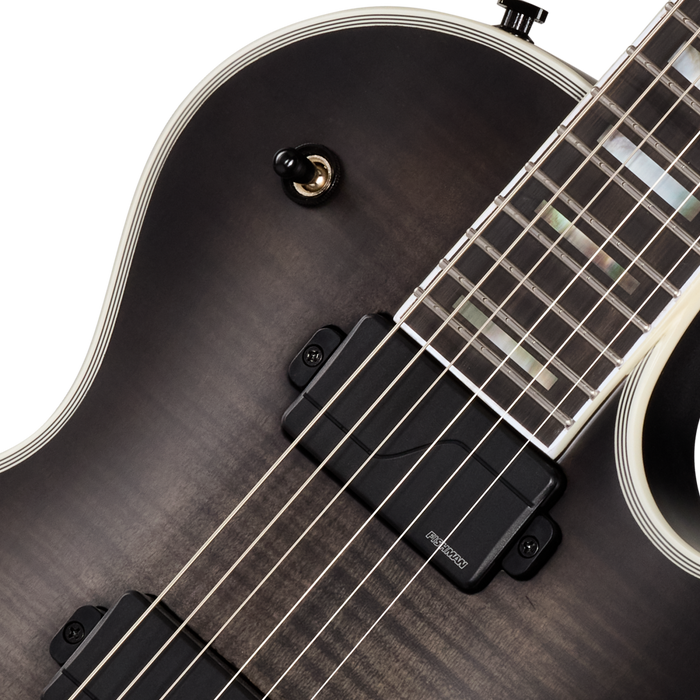 Epiphone Prophecy Les Paul Electric Guitar w/Case, Obsidian Storm Satin