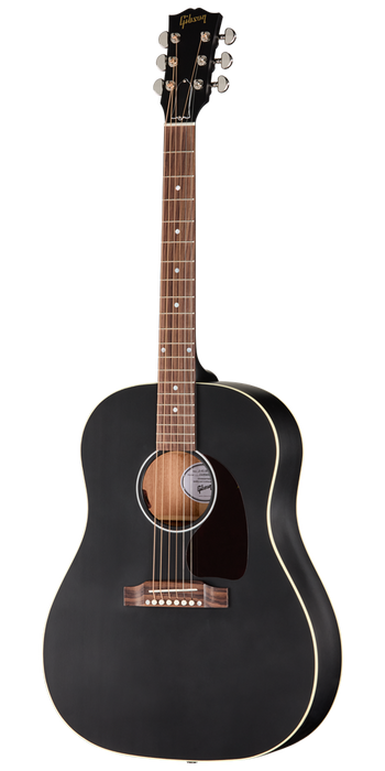 Gibson J-45 Special Acoustic/Electric Guitar w/Softshell Case, Satin Ebony
