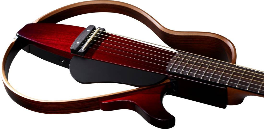 Yamaha SLG200S Silent Guitar with Steel Strings - Crimson Red Burst