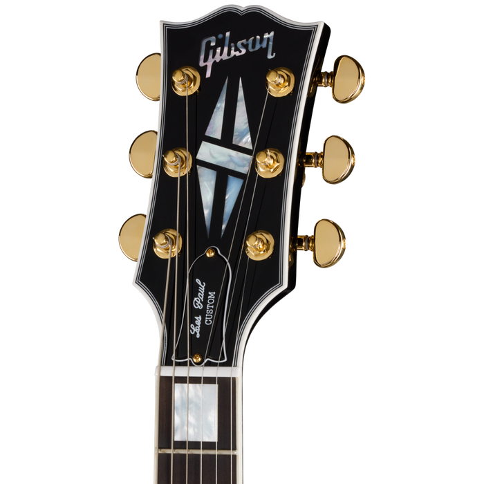 Gibson Custom Shop Les Paul Custom Long Scale Electric Guitar w/Hardshell Case, Ebony