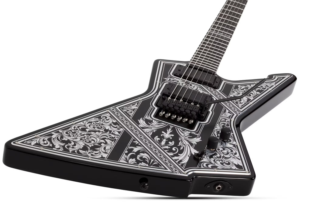 Schecter E-1 FR Pryzm Palladium, Gray-Black