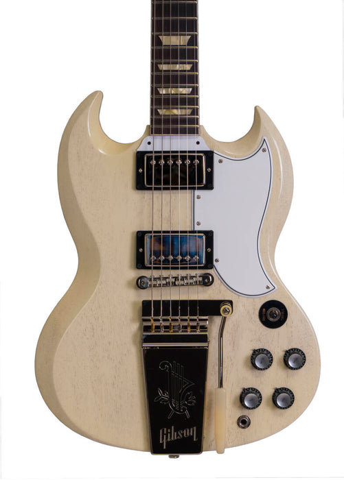 Gibson Custom Shop 1964 SG Standard Maestro Electric Guitar w/Hardshell Case, TV White