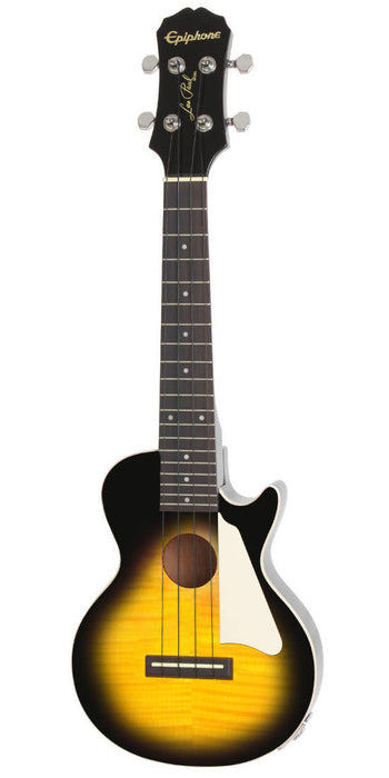 Epiphone Les Paul Acoustic/Electric Soprano Ukulele, Vintage Sunburst