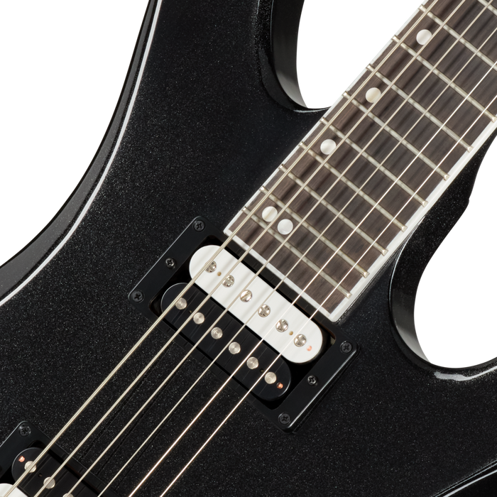 Gibson Victory Baritone Electric Guitar w/Hardshell Case, Graphite Metallic