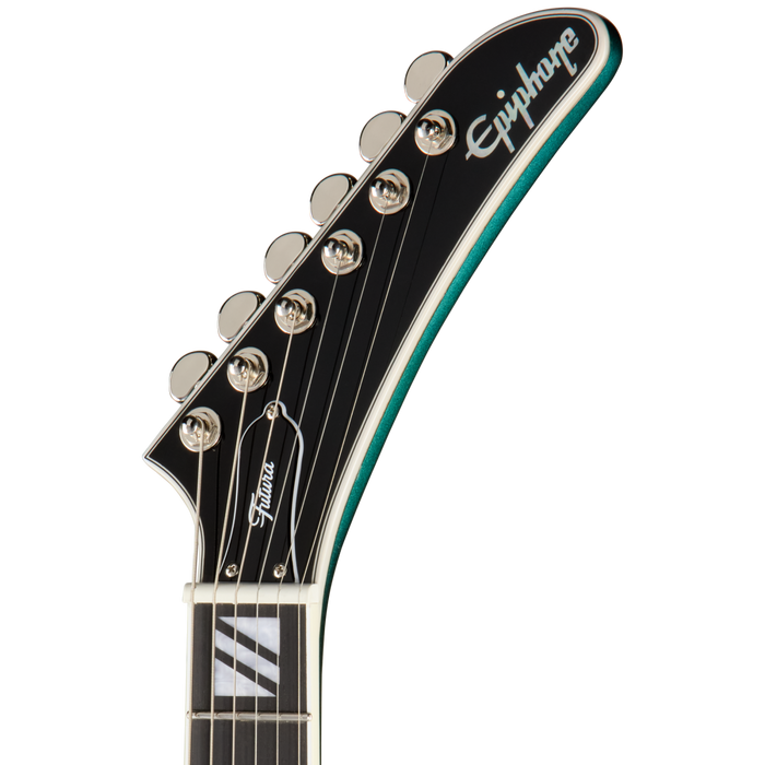 Epiphone Futura Explorer Custom Electric Guitar w/Gigbag, Dragonfly Shift