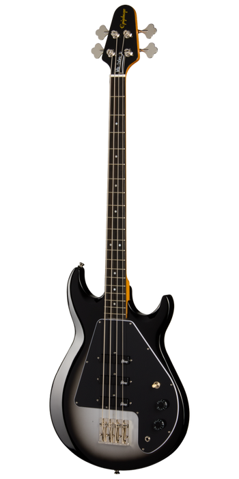 Epiphone Mike Dirnt Grabber G-3 Electric Bass w/Hardshell Case, Silverburst